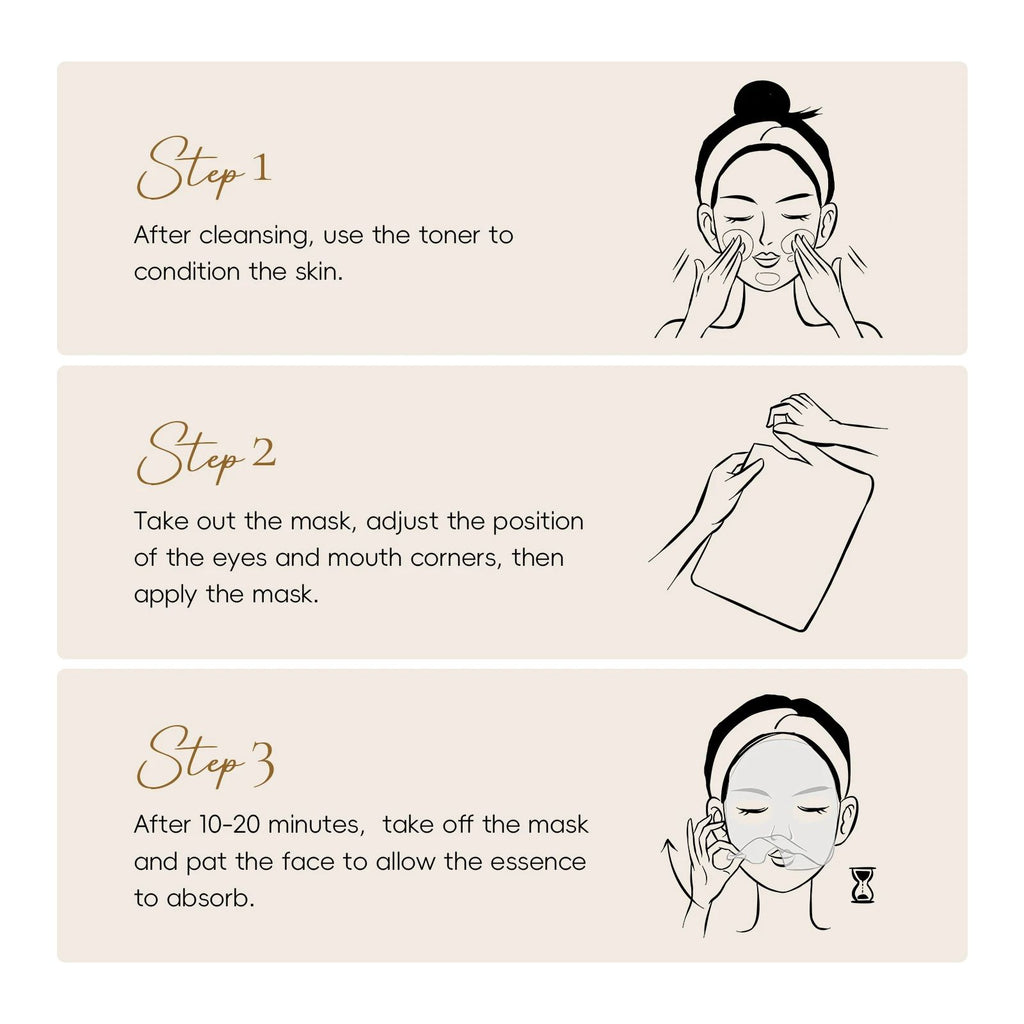 LAIKOU Korea Collagen and Snail Essence Hydrating Sheet Mask