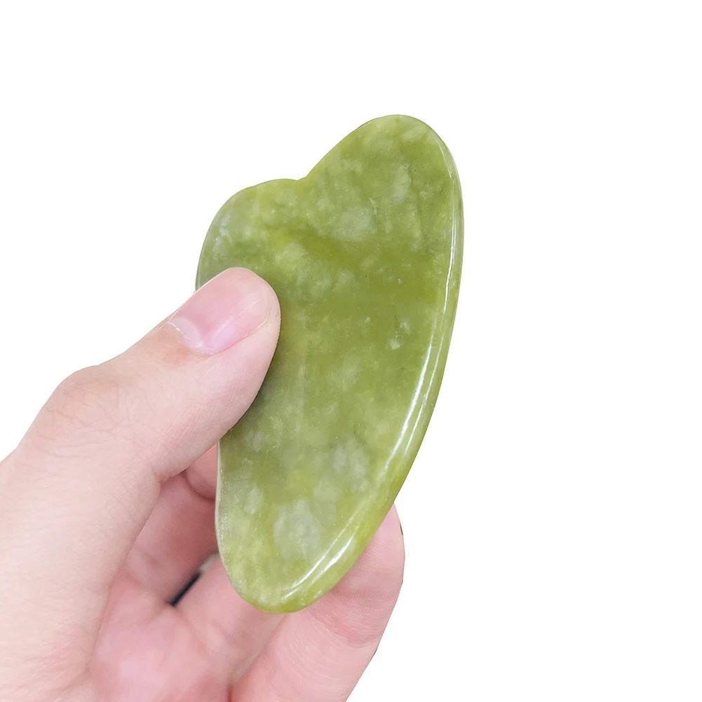 Raspador de pedra de jade natural Guasha