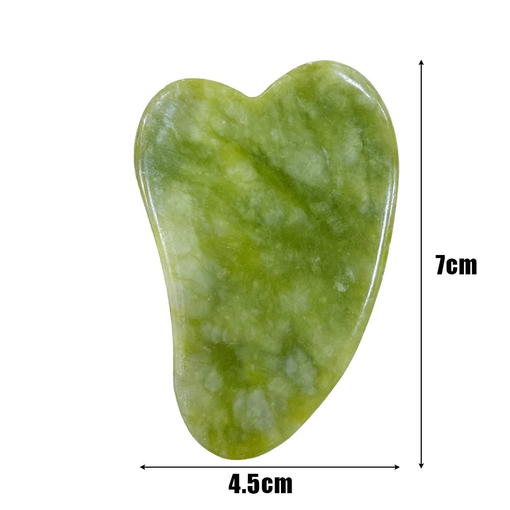 Raspador de pedra de jade natural Guasha