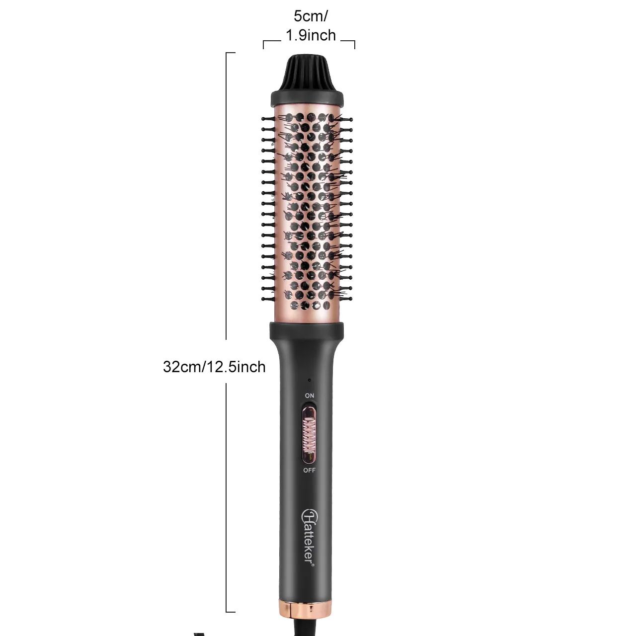 Pente Elétrico Modelador de Cachos Hatteker