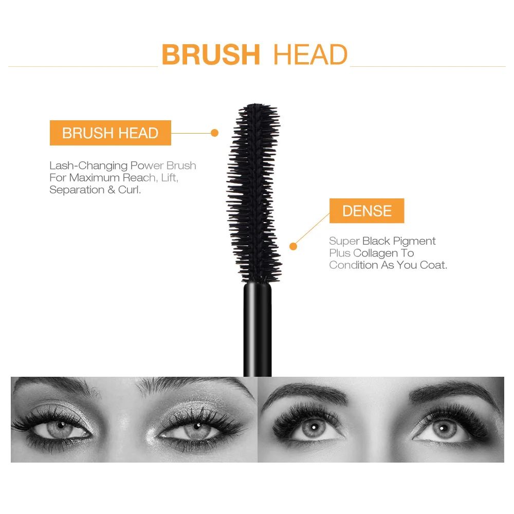 O.TWO.O 3D Mascara Lengthening Black Lash Eyelash Extension Eye