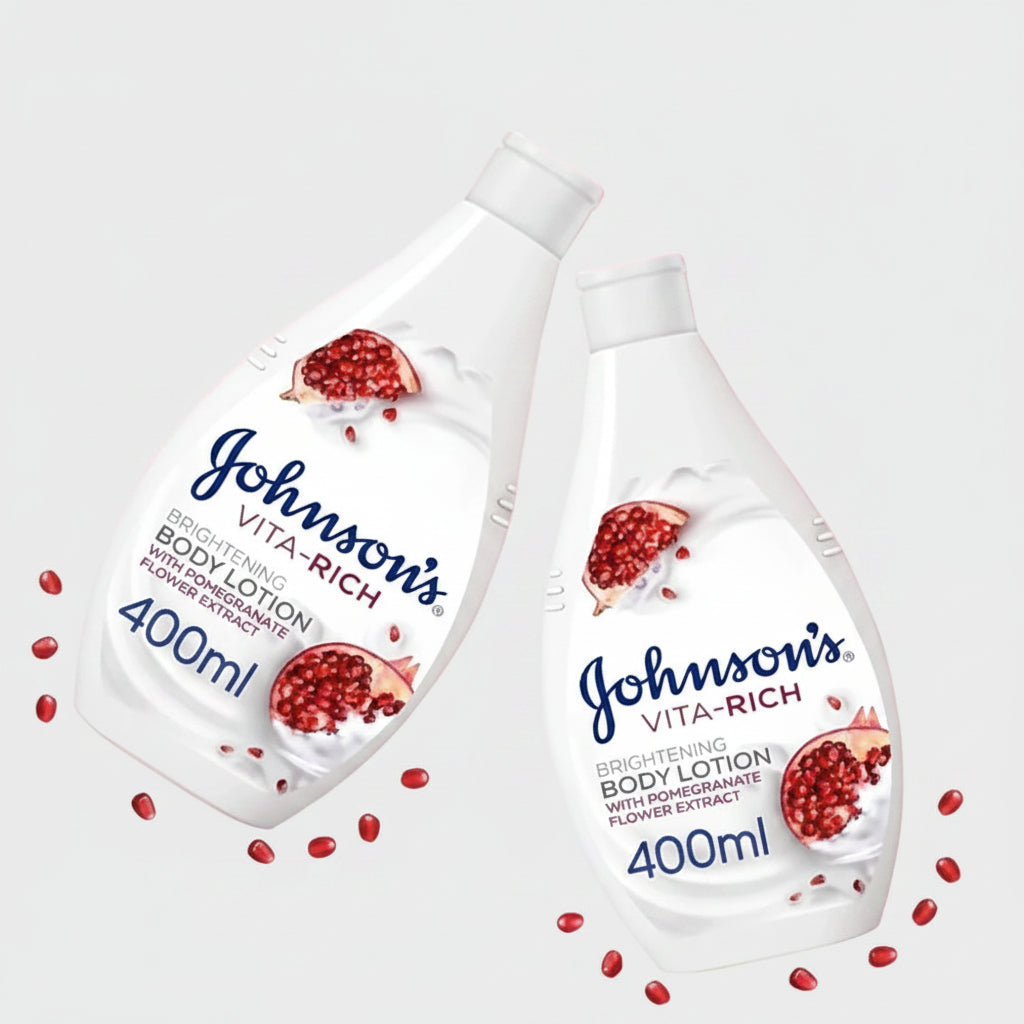 Johnsons Vita-Rich Bright Body Lotion Pomgrnt
