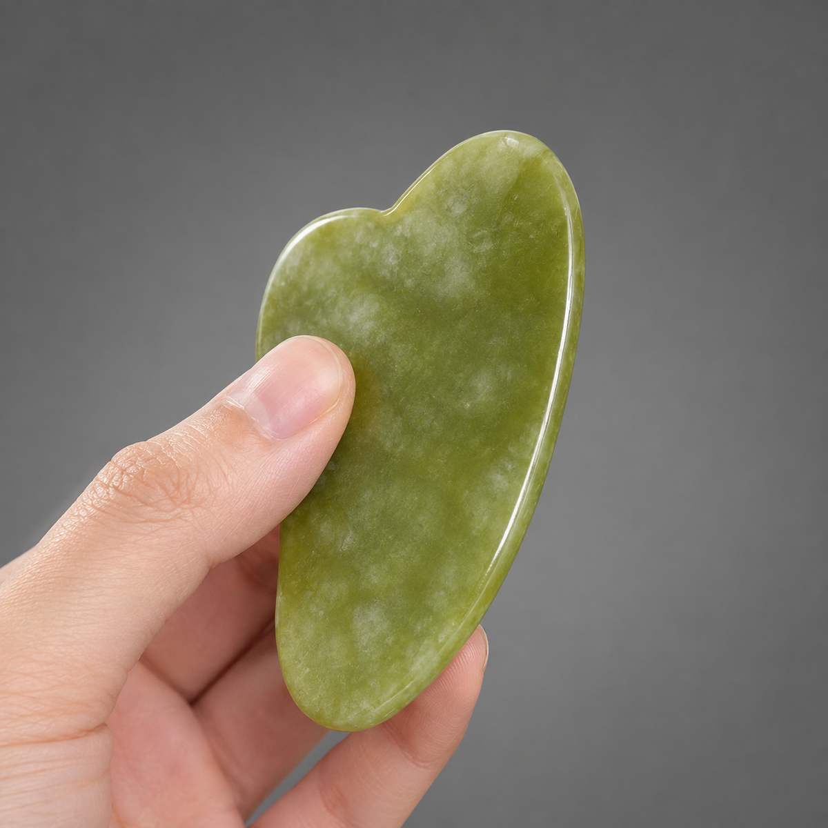 Raspador de pedra de jade natural Guasha
