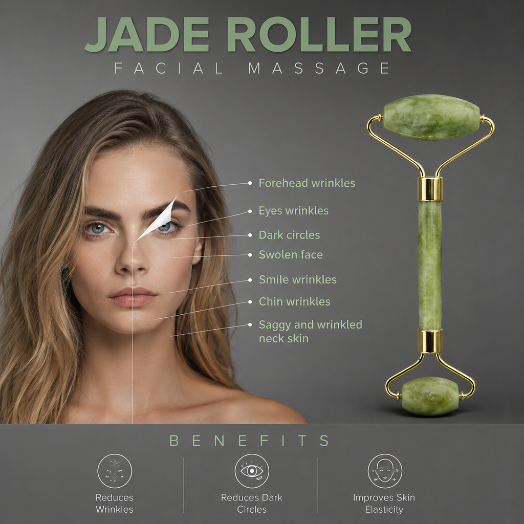 Raspador de pedra de jade natural Guasha