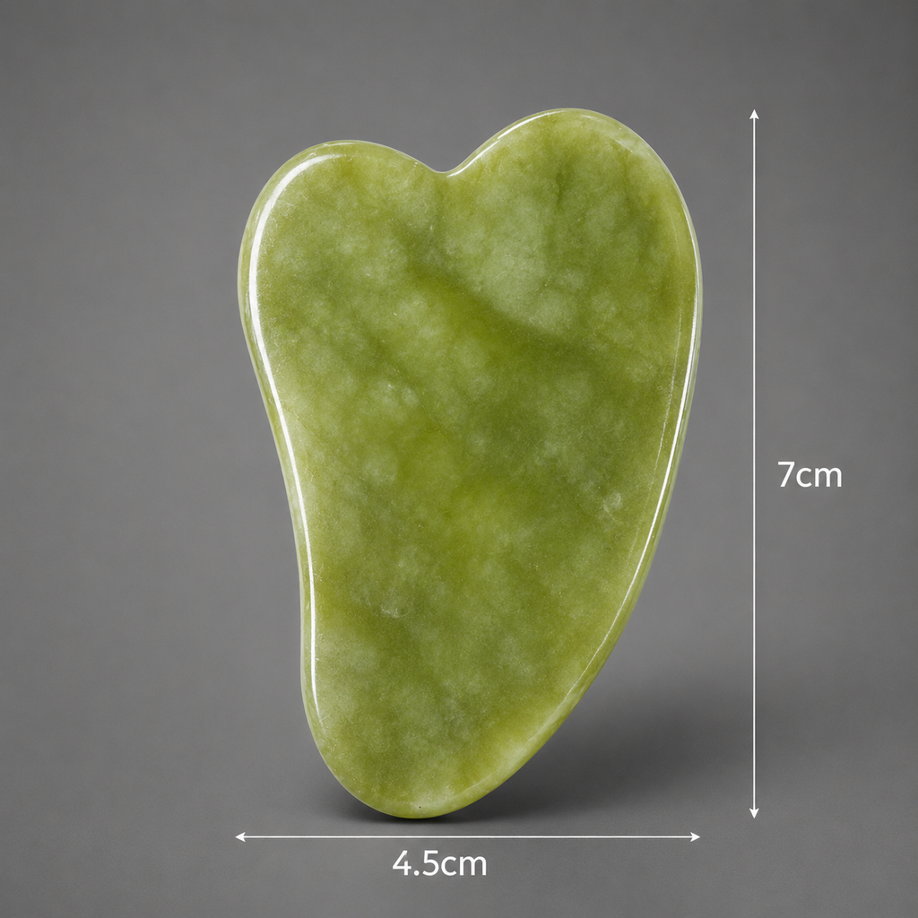 Raspador de pedra de jade natural Guasha