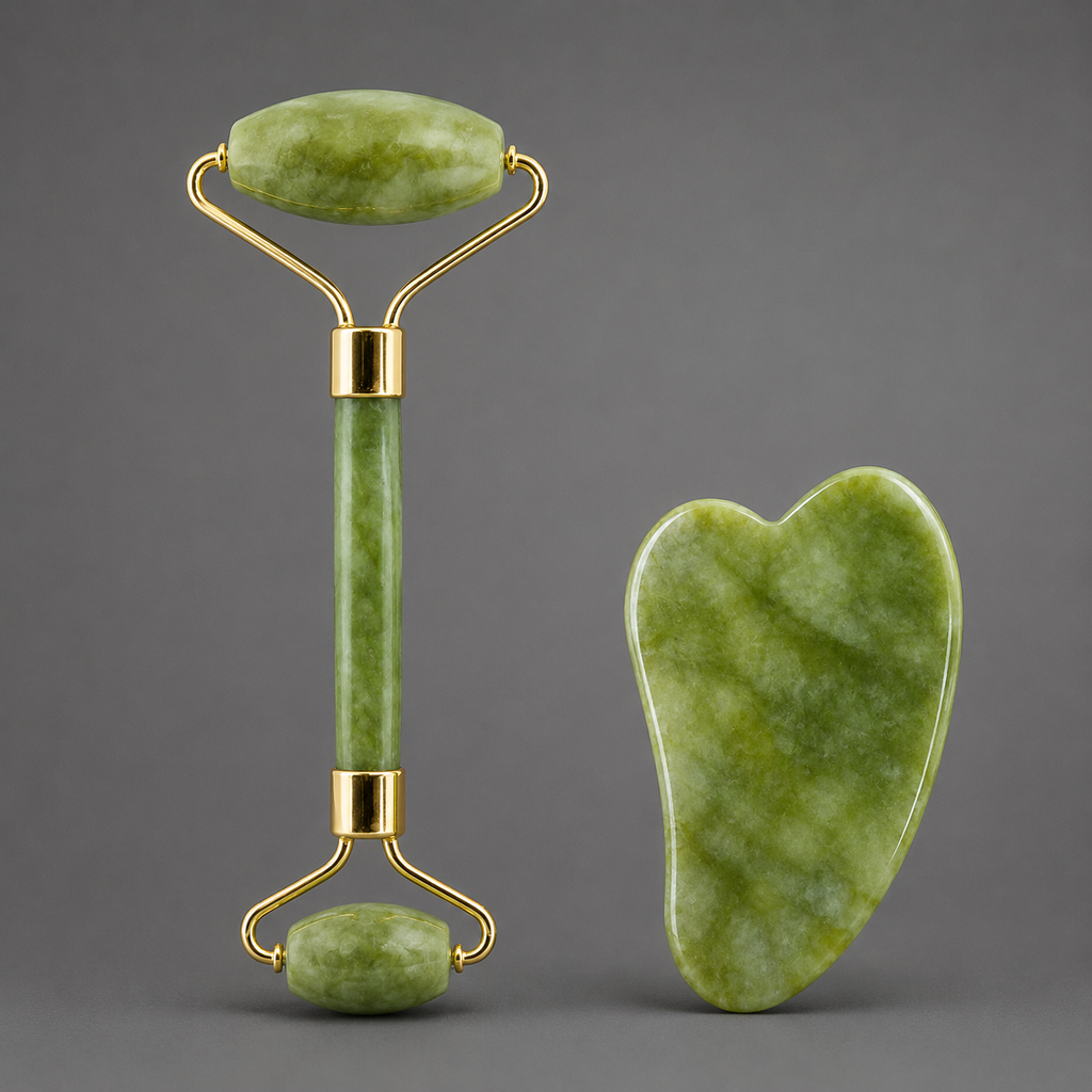 Raspador de pedra de jade natural Guasha
