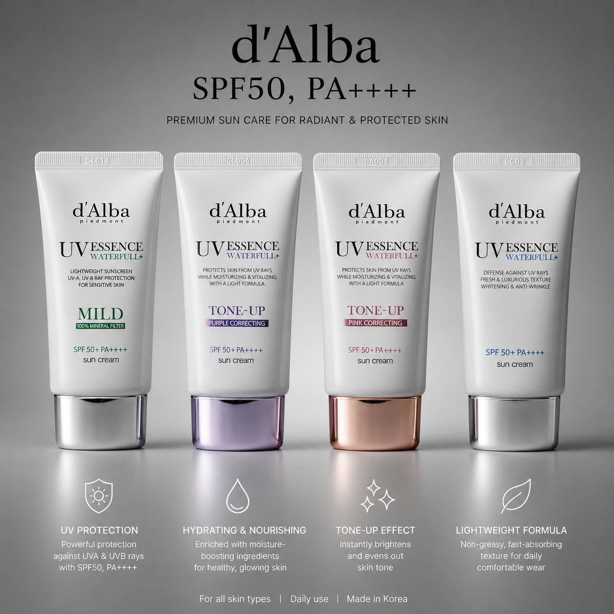 Korean Dalba UV Essence Whitening